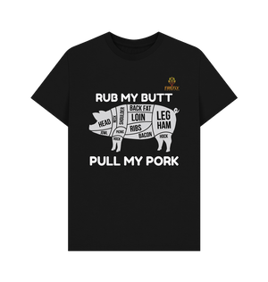 Black Mens - Rub my Butt T-Shirt