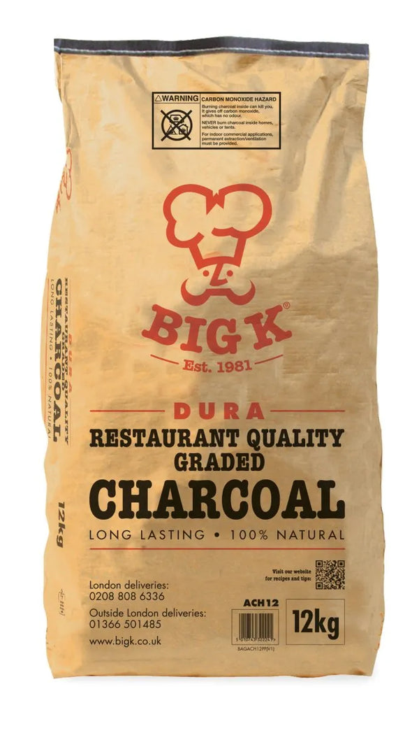 Big K Dura Restaurant Grade Charcoal (ACH12) 12kg