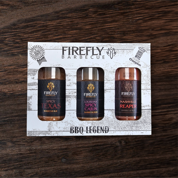 BBQ Spicy Legend - 3 BBQ Rub Gift Pack