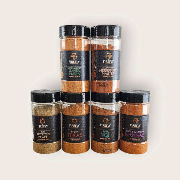 BBQ Rub Selection Pack 6 jars